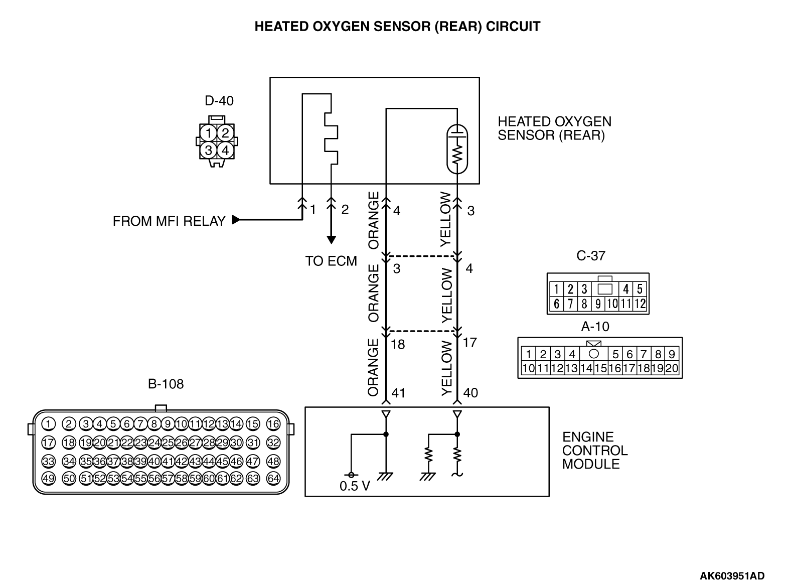 13CDTC P0138 Heated Oxygen Sensor Circuit High Voltage