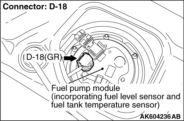 fuel level sensor circuit low input
