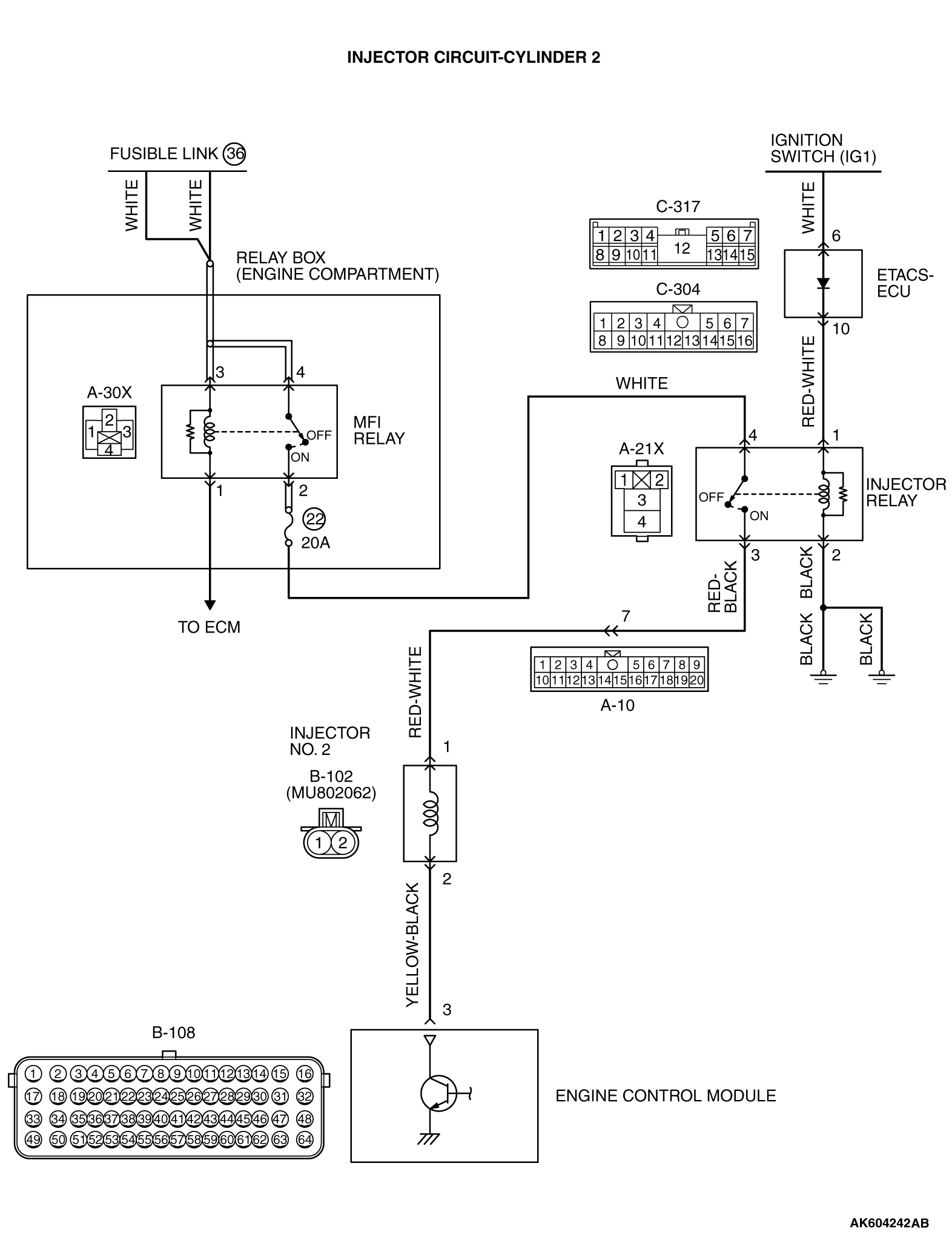 13C-DTC P0202: Injector Circuit-Cylinder 2