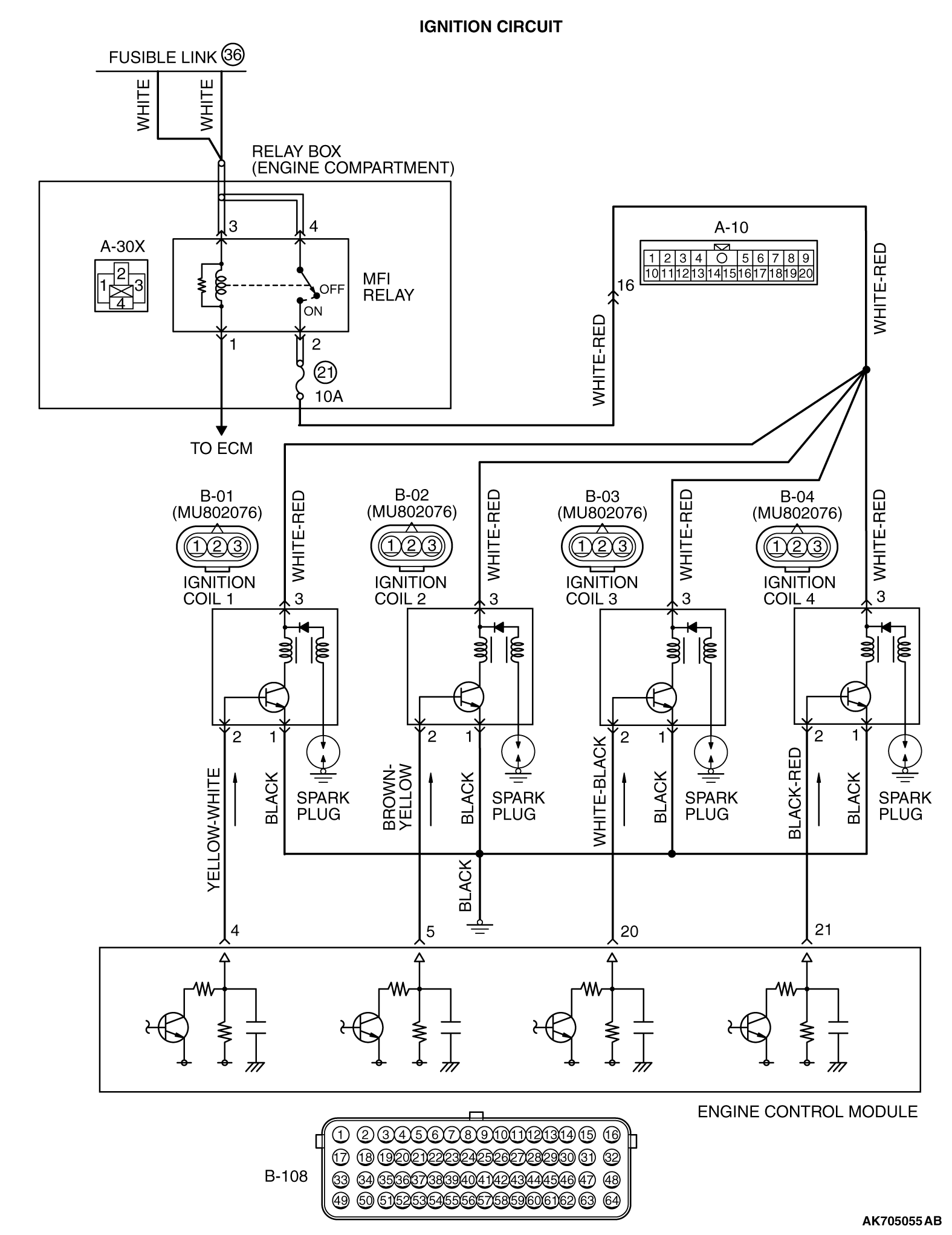 13CIGNITION CIRCUIT SYSTEM