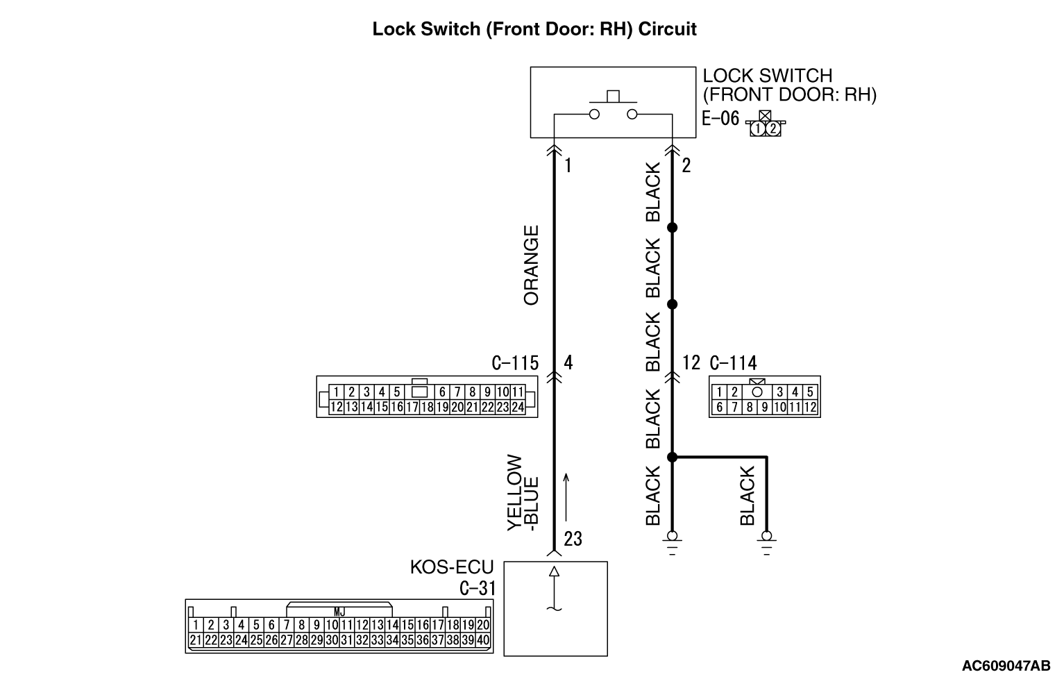 42b Passenger S Keyless Operation Switch Lock Does Not Work