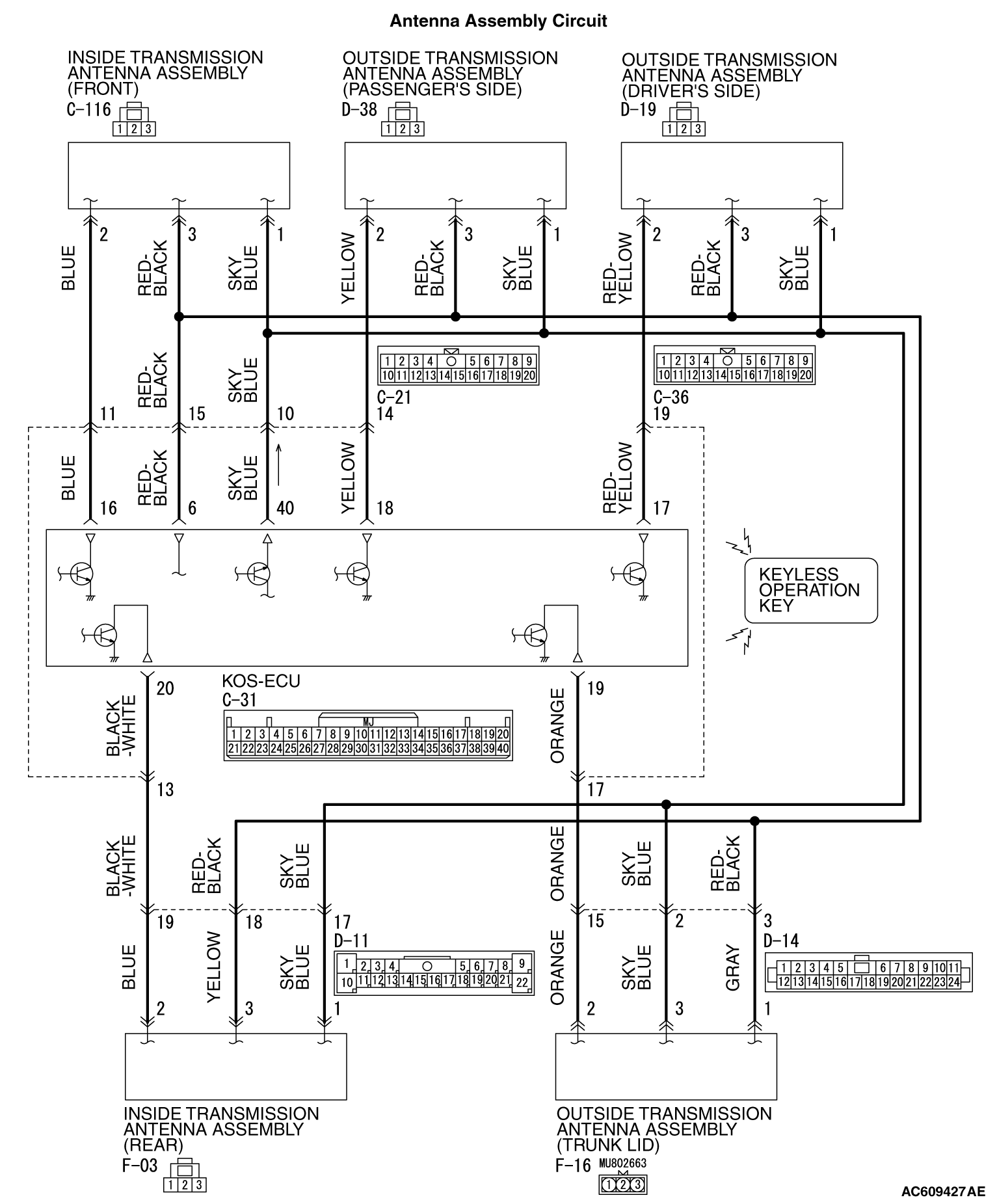 42B-B2412 LF antenna power voltage