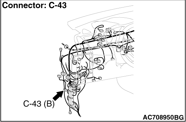 54A-CODE NO.B16A0 TAIL LIGHT (RH) CIRCUIT OPEN