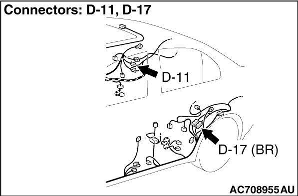 54A-CODE NO.B16A0 TAIL LIGHT (RH) CIRCUIT OPEN