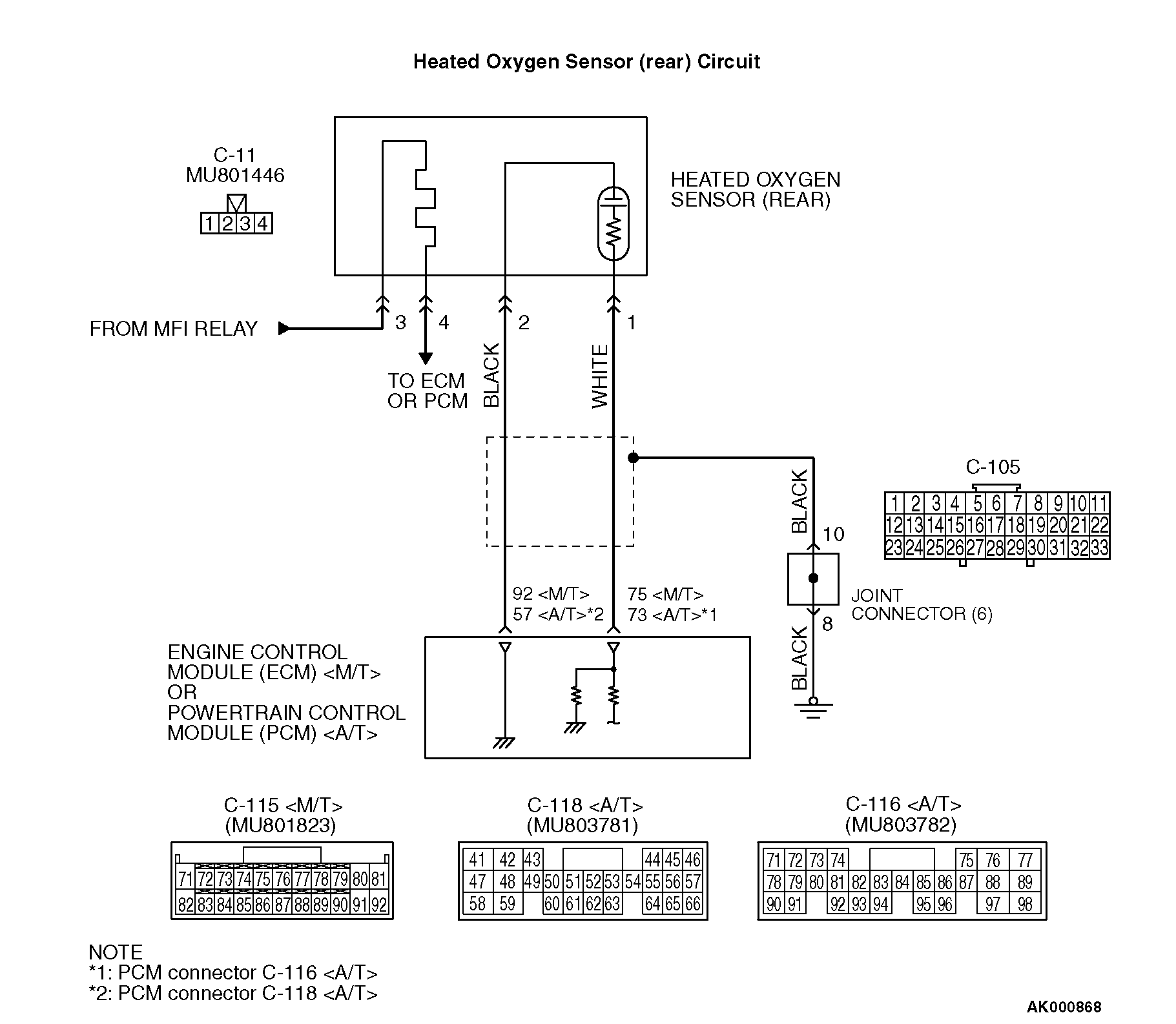 P0137 mitsubishi ошибка