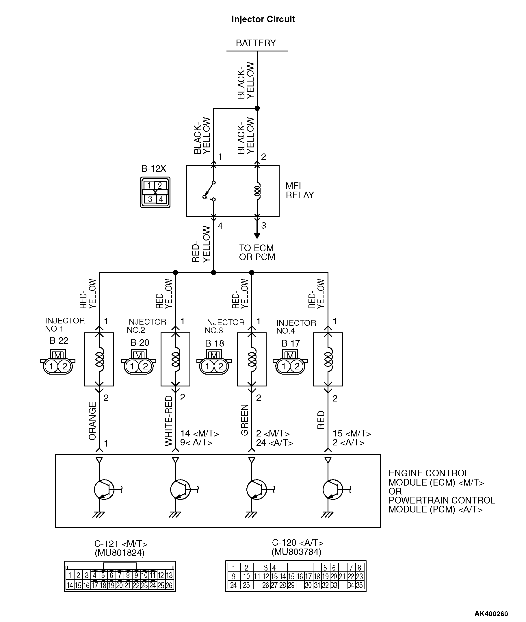 13-DTC P0201: Injector Circuit-Cylinder 1, DTC P0202: Injector Circuit ...