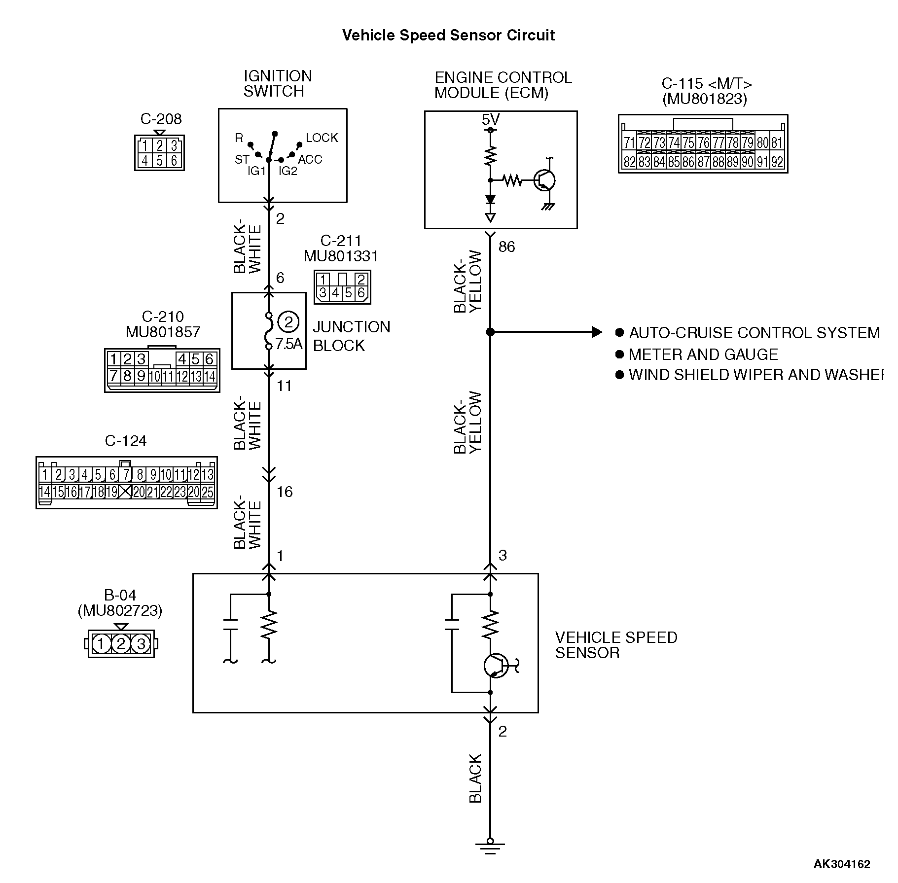 13DTC P0500 Vehicle Speed Sensor Malfunction