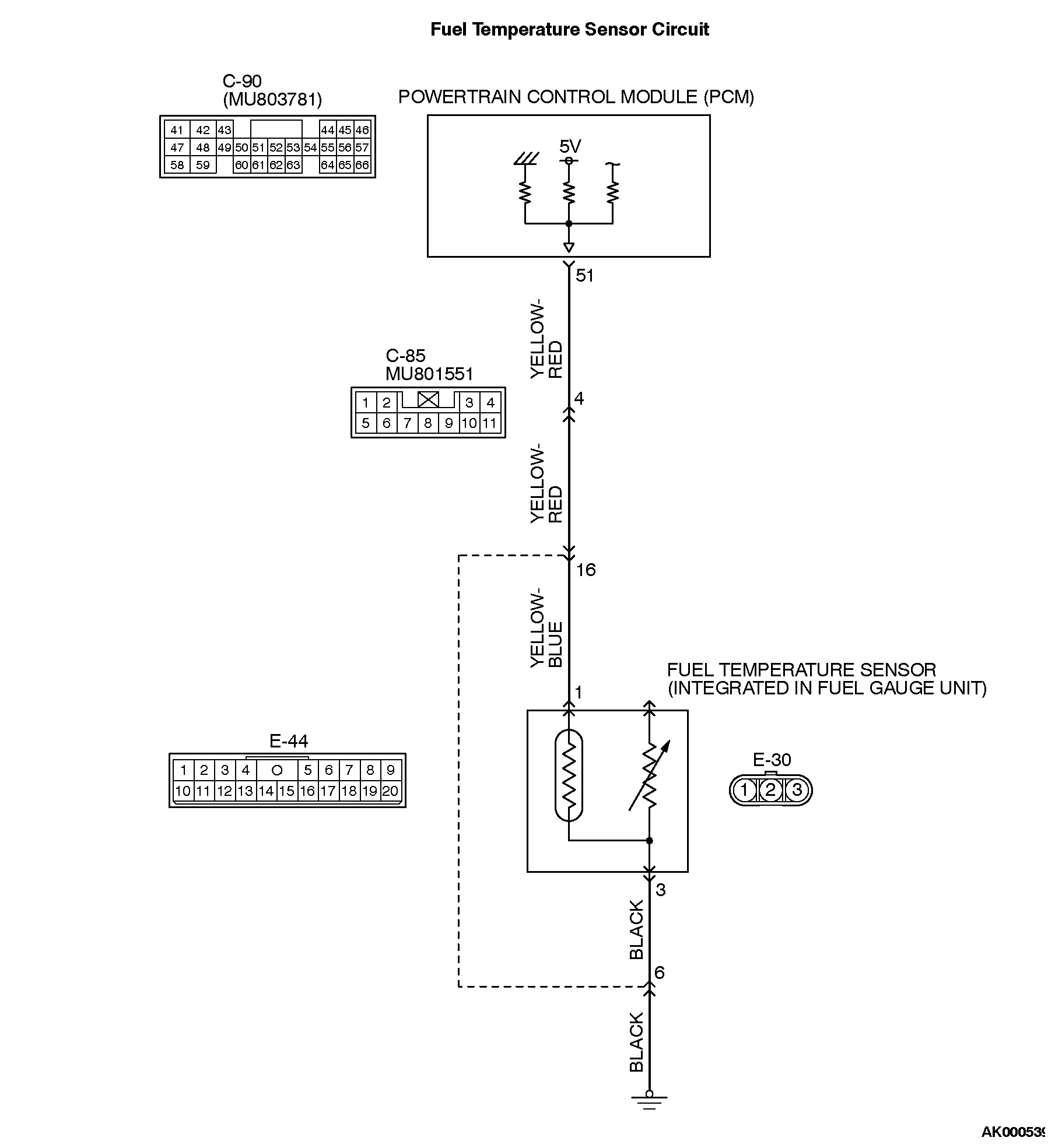 13P0181FUEL TEMPERATURE SENSOR CIRCUIT RANGE/PERFORMANCE PROBLEM