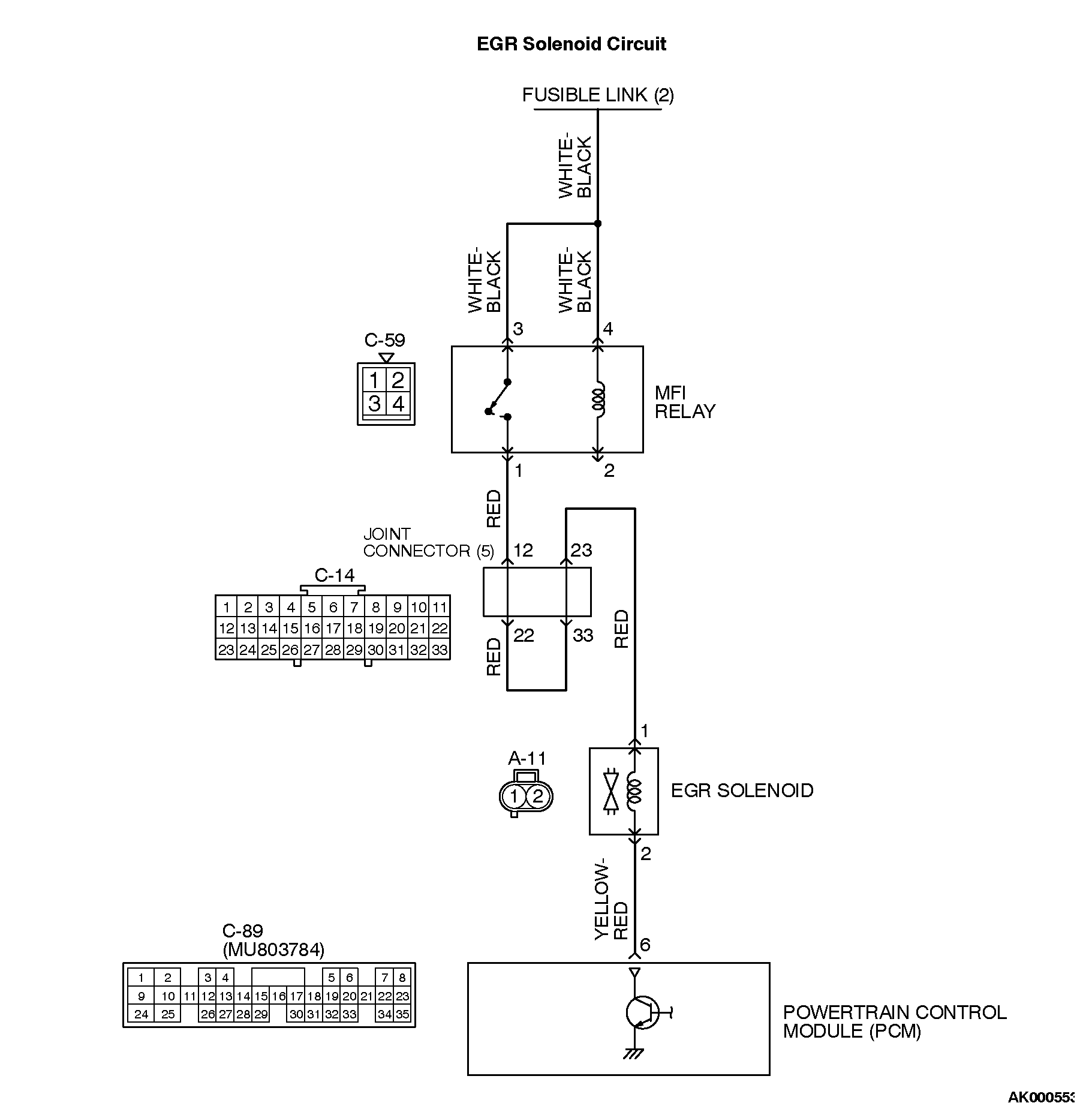 P0403 ошибка mitsubishi