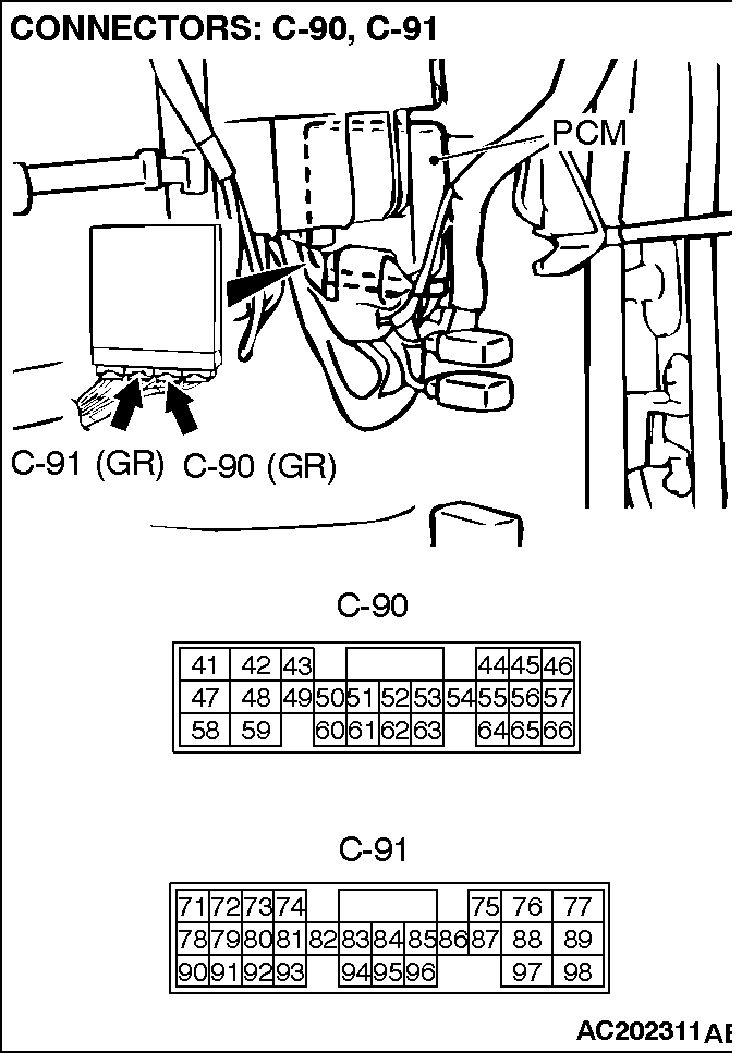 23DTC 54 A/T CONTROL RELAY SYSTEM