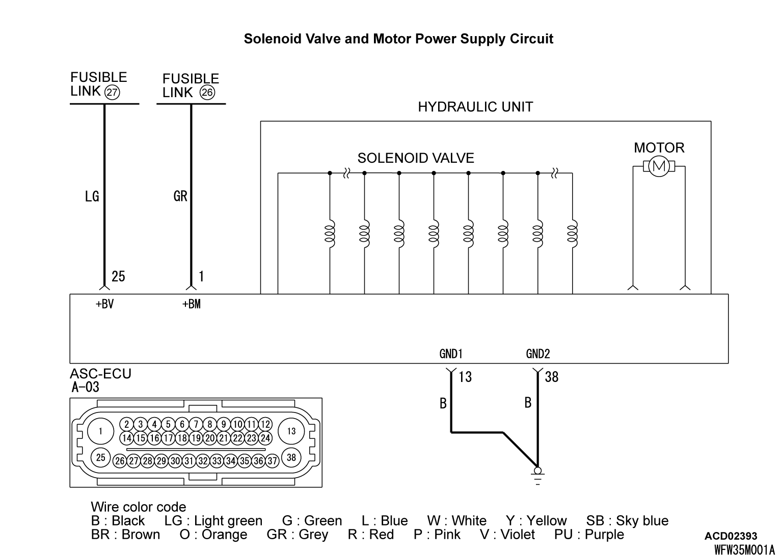 35C-DTC C2116: ABNORMALITY IN POWER SUPPLY VOLTAGE IN PUMP MOTOR
