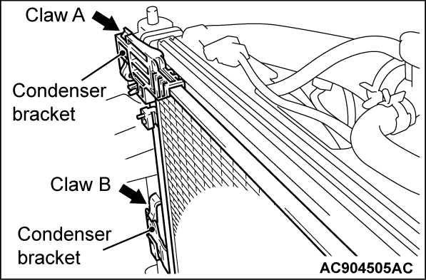 Assembly Casing Condensor 55A-CONDENSER ASSEMBLY REMOVAL AND INSTALLATION